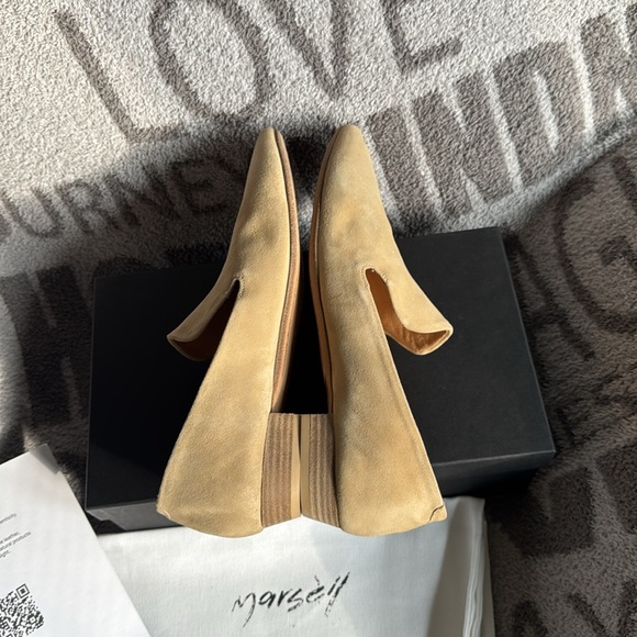 Marsell coltellino pantofola loafers reverse biscuit 39.5/9.5 NWT - Picture 5 of 8